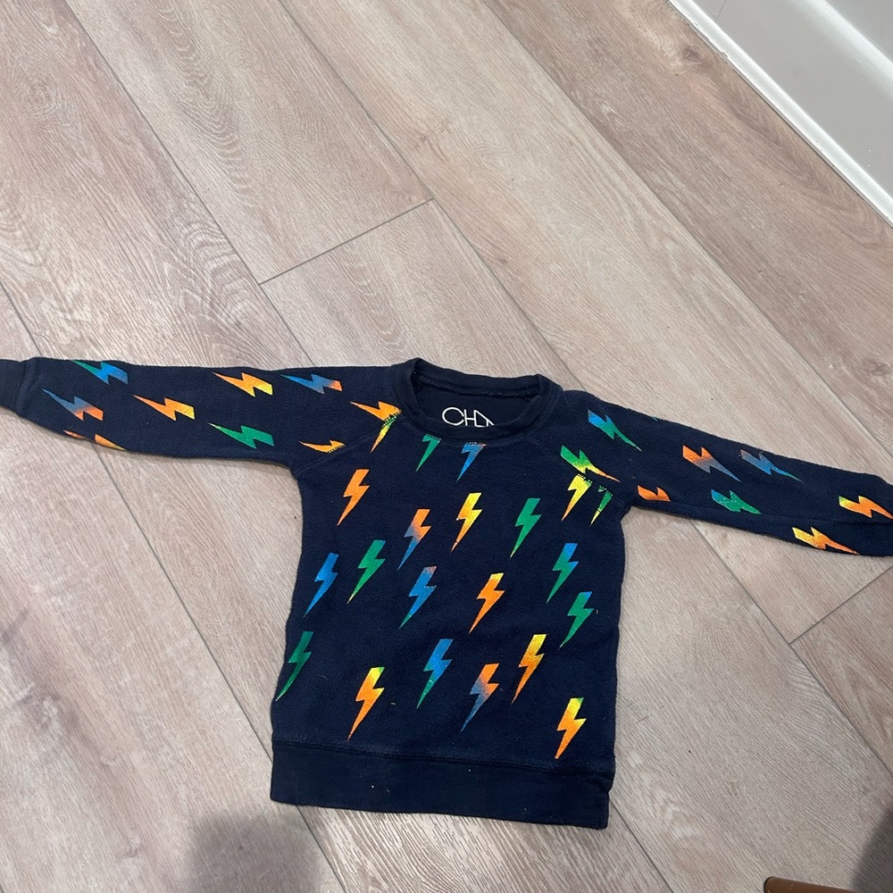 Kids Lightning Bolt Sweatshirt - Multicolor